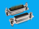 HDP 3 Row D-SUB Connector,PCB Riveting Type,15P 26P 44P 62p Male Female
